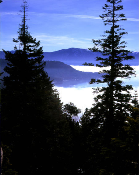 Blue View of Lake Tahoe