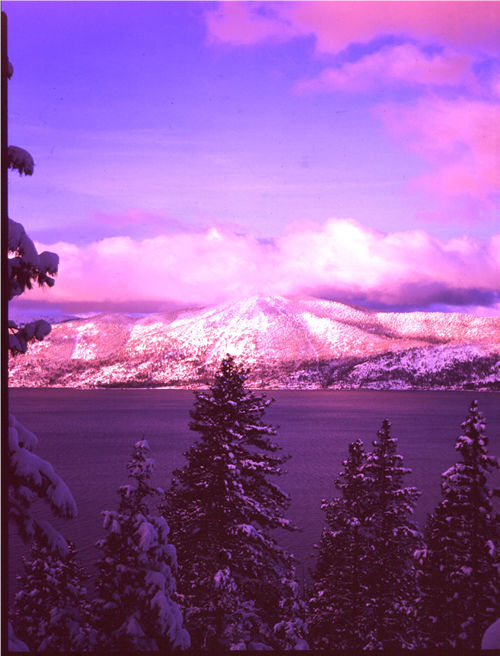 January View of Lake Tahoe